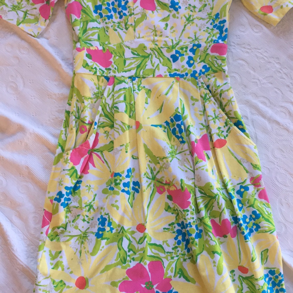 Lily Pulitzer Spring 2011 Print Mini Dress Sz XS - Picture 3 of 7